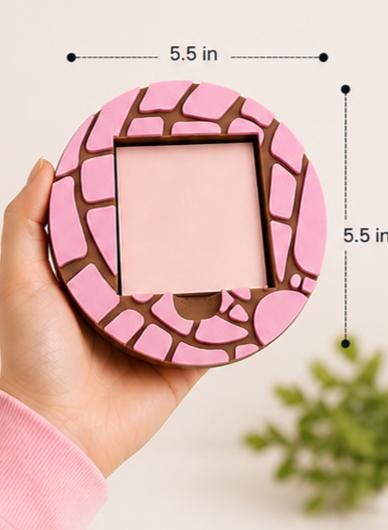Concha Sticky Note Holder | 3D Printed Desk Accessory, PLA Material