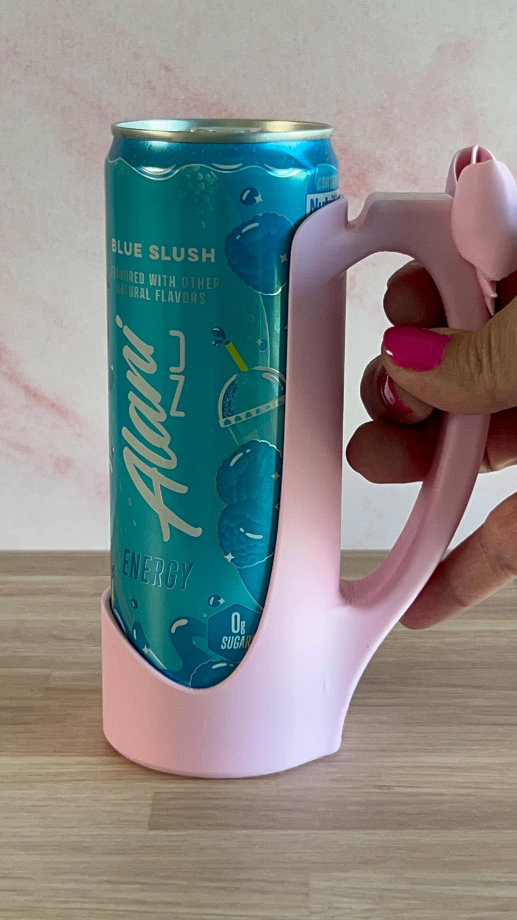 Bow Skinny Can Holder, Slim Can Cooler with Handle, Cute Drink Accessory