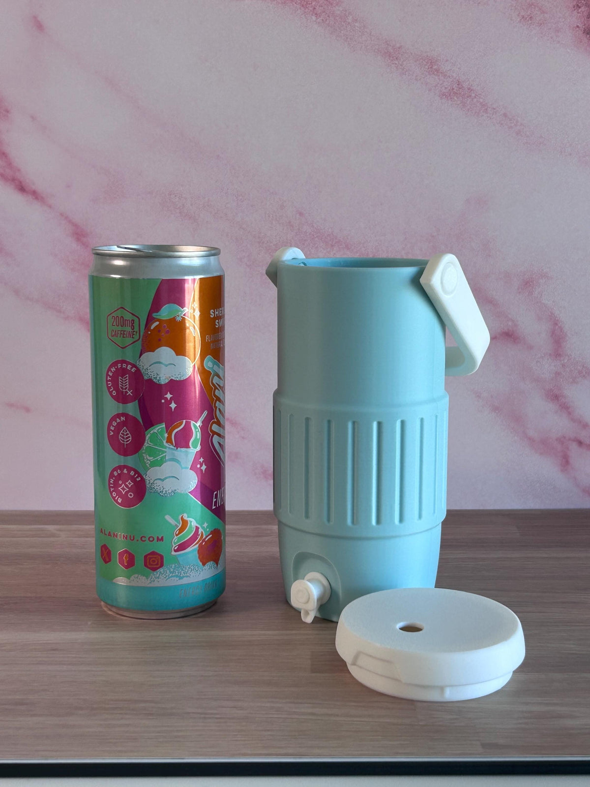 Can Cooler with Handle, Standard or Skinny 12 oz Holder, Reusable Drink Accessory