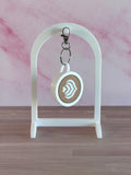 Latte Fidget Clicker Keychain, Coffee Sensory Toy, Desk Fidget, Coffee Lover Gift