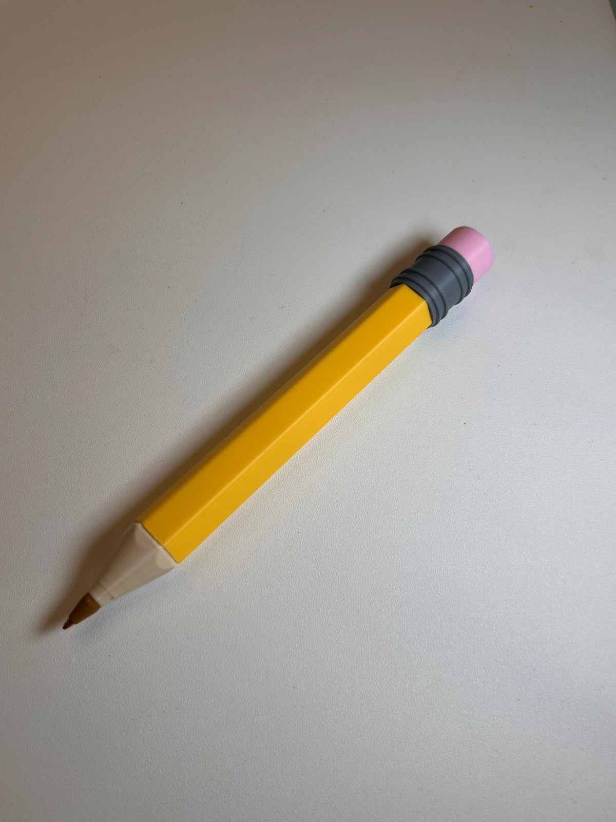 Personalized Jumbo Pencil Pen | 3D Printed Novelty Desk Accessory