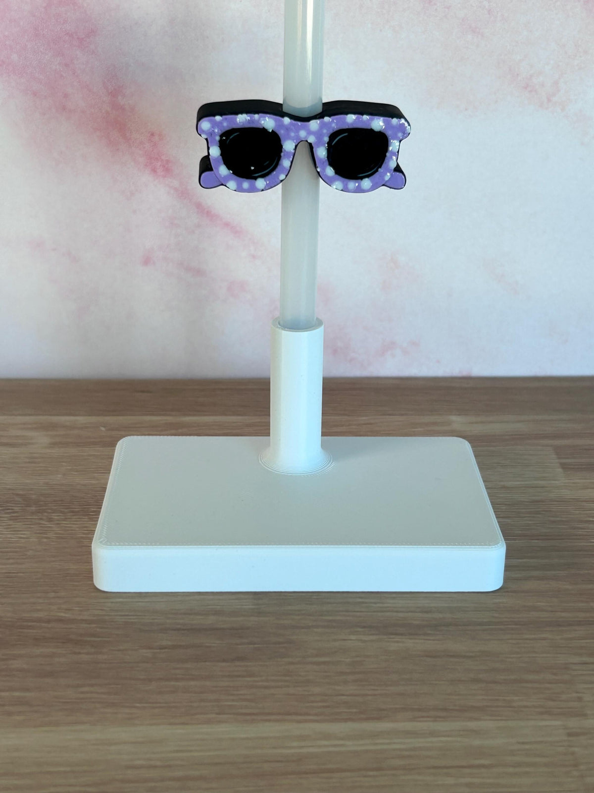 Sunglasses Straw Topper, Summer Tumbler Accessory, Cute Cup Charm, Poolside Gift