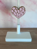 Heart Concha Straw Topper, Pan Dulce Tumbler Accessory, Cute Cup Charm, Concha Gift