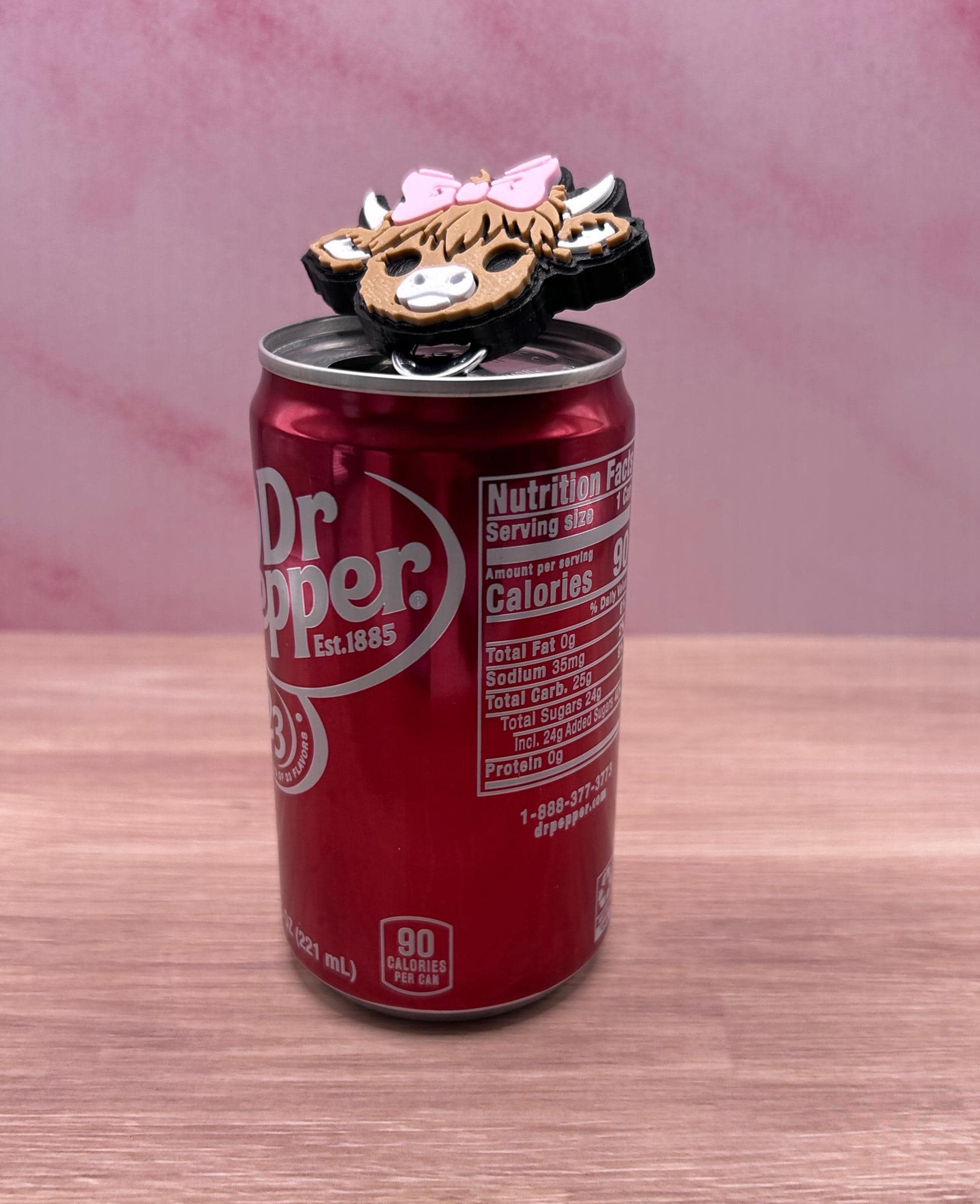 Highland Cow Can Tab Opener Keychain, Cute Soda Can Opener, Cow Lover Gift