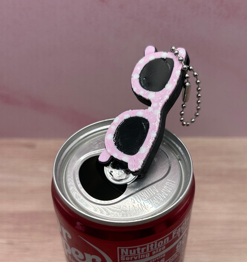 Sunglasses Can Tab Opener Keychain, Cute Soda Can Opener, Summer Gift