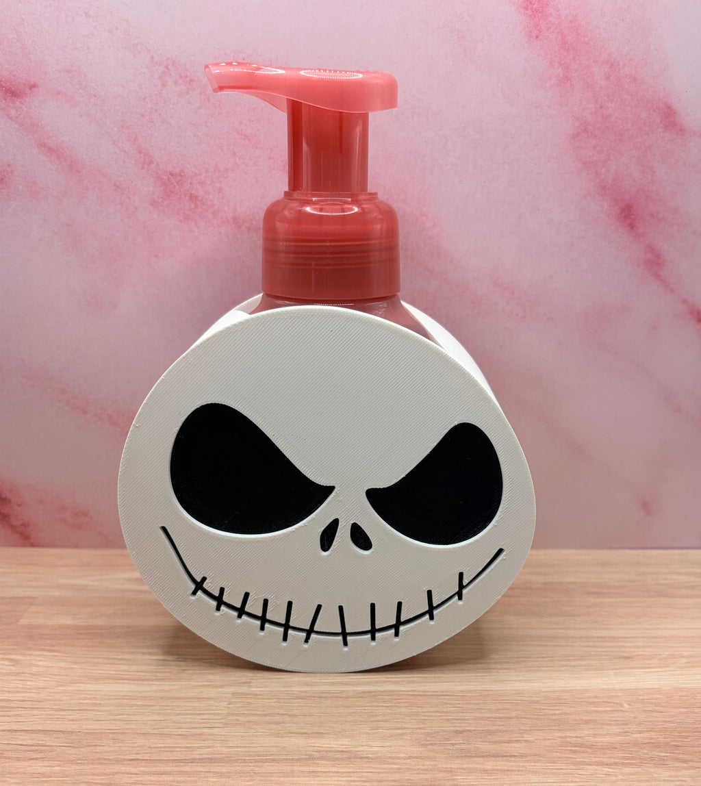 Skeleton Foaming Soap Holder, Halloween Bathroom Decor, Spooky Soap Bottle Cover
