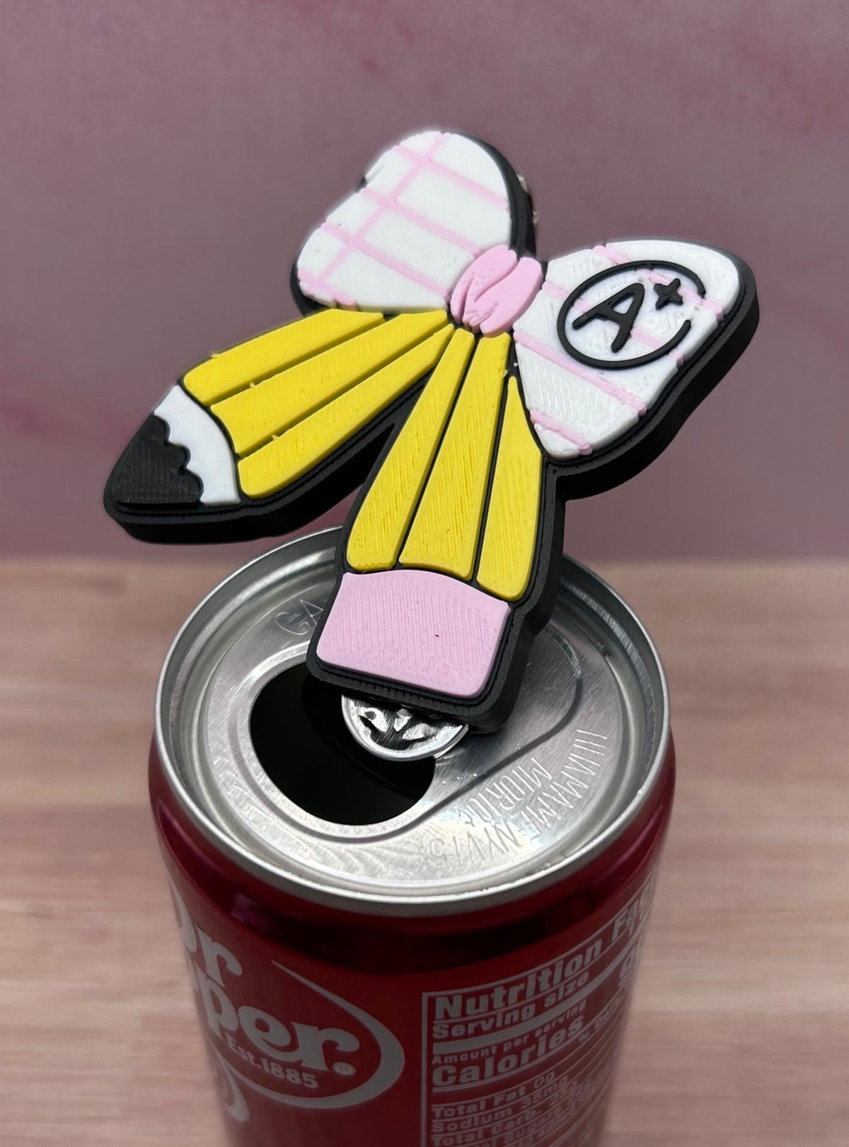 Pencil Bow Can Tab Opener Keychain, Teacher Gift, Cute Soda Can Opener
