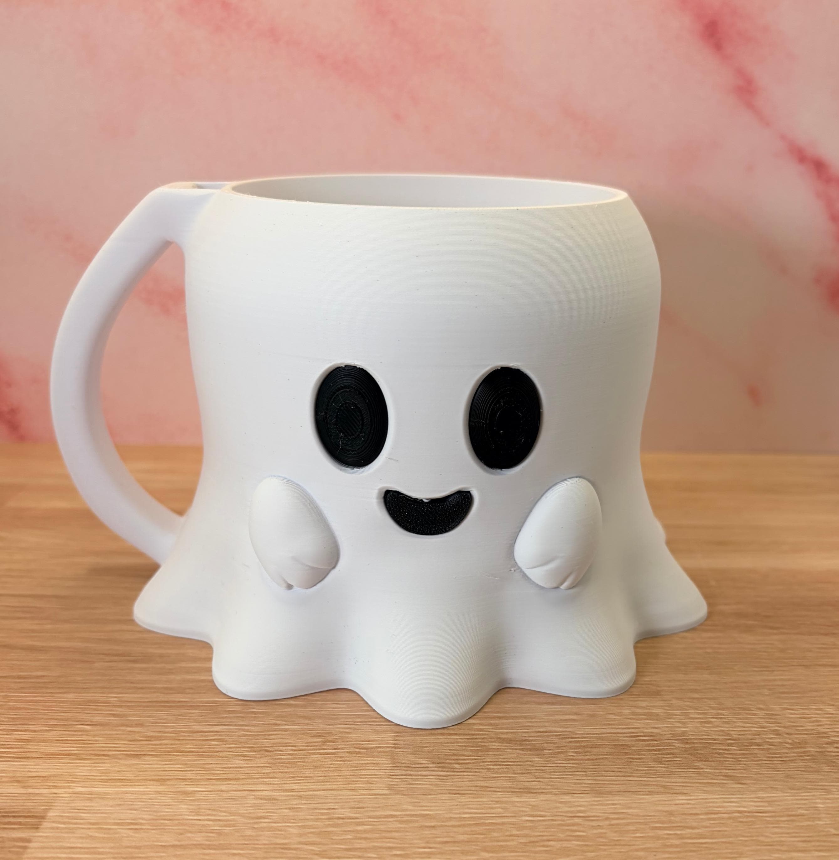 Ghost Ice Cream Pint Holder with Spoon Slot, Halloween Dessert Cozy, Spooky Gift
