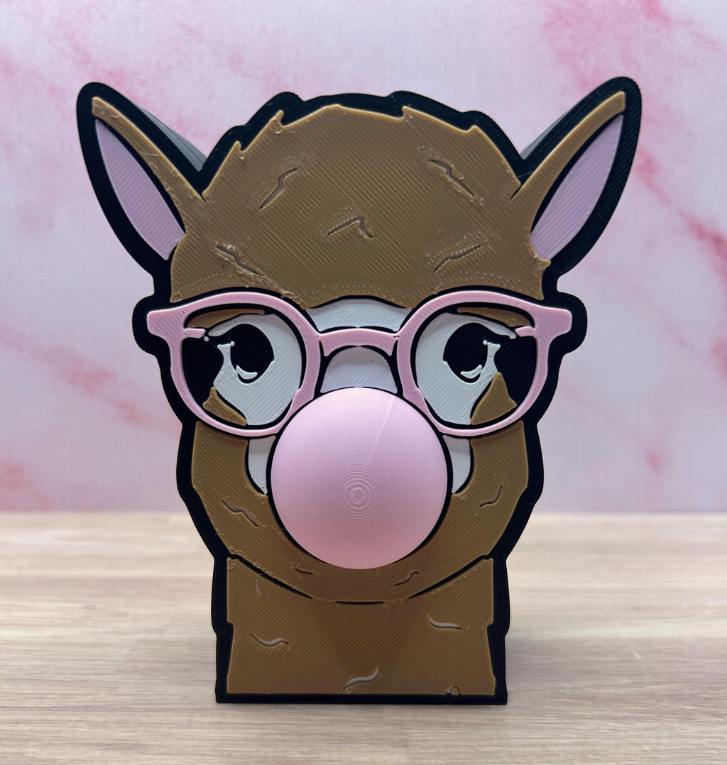 Llama Pen Holder, Cute Desk Organizer, Llama Lover Gift