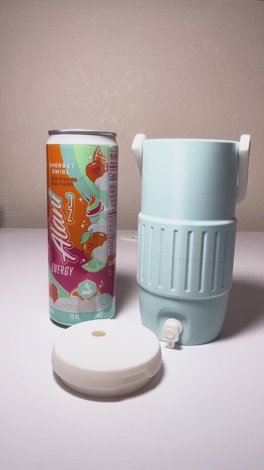 Can Cooler with Handle, Standard or Skinny 12 oz Holder, Reusable Drink Accessory